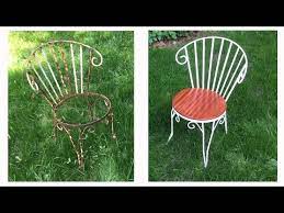 There are now a few chips on some of the furniture and i would like to treat it myself. Restore Old Wrought Iron Chairs The Short Version Youtube
