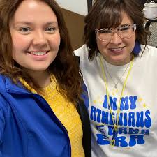 💙💛 Go Athenians! 💛💙 Our team is showing off their blue & gold pride  today in support of the Crawfordsville High School @athenian_wrestling team  as they head to state this weekend! 🏆🎉