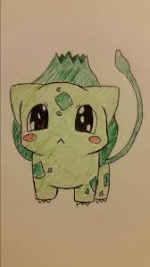 Day 3 Draw Your Fav Gen 1 Pokemon Easy Mine Is Bulbasaur Pen Art Chibi Kawaii Pokemon Cute No Repins Easy Pokemon Drawings Pokemon Drawings Pokemon Art