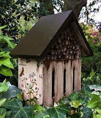 The following diy bee houses are easy to make and tailored to most solitary bee species. Bee Hotel Butterfly Hotel Bee House Butterfly House Bee And Etsy Bee Hotel Insect Hotel Diy Garden