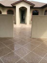 Front Patio With Pli Dek Tile Finish Pdtexturecoat Plidek