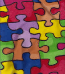 Materials puzzle pieces acrylic paint paint brushes pin backs glue gun acrylic glass bead medium instructions 1. Autism Awareness Puzzle Pieces Personalized Scarf Fleece Fabric Clothing Shoes Accessories Women S Handkerchiefs