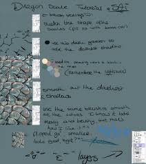 Dragon Scale Tutorial Digital Painting Tutorials Dragon Scale Tutorial