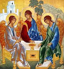 Troitsa, also called the hospitality of abraham) is an icon created by russian painter andrei rublev. In The Company Of God