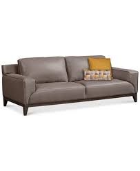 Ticino Leather Sofa Created For Macy S Reviews Furniture Macy S Sofa Macy Furniture Leather Sofa Couch