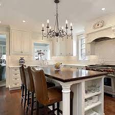 Contemporary, traditional, modern, rustic, luxury and glam Laluz Rustic French Country Chandelier Large Farmhouse Light Fixture With Wood Drops For Dining Living Rooms Farmhouse Goals
