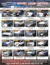 Andry Louw Motors Tired Of Your Old Car Want Something New Trade Ins Welcome 2 Year Warranty Available Finance With All Bank Car Buying Used Cars Finance