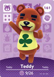 North america 2002, australia 2003, europe 2004) an extensively localized version of dōbutsu no mori+. Teddy Animal Crossing Cards Series 2 Amiibo Card Amiibo Life The Unofficial Amiibo Database