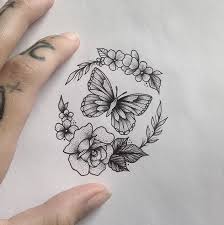 Tattoo design rose and butterflies by glowe94 on deviantart. Beautiful Rose And Butterfly Tattoo Drawing Tattoo Design