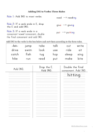Add Ing To The Verbs Worksheet Free Esl Printable Worksheets Made By Teachers Verb Worksheets Ing Words Verbs For Kids
