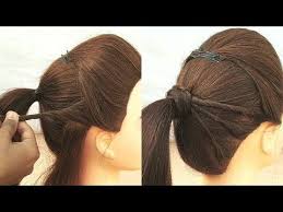 Easy long hair updos are not only classy for a special occasion but a simple fix for a bad hair day, as well. Easy Cute Hairstyle For Girls Beautiful Hairstyle For Daily Use Easy Ponytail Hairstyle Youtube