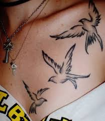 Birds In Flight Tattoo Meaning Love This Bird Design Love The Simple Plain Outline And Shading Little Bird Tattoos