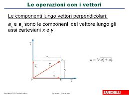 Sono chiamati vettori perpendicolari, l'angolo tra i quali è di 90º. Unit 5 I Vettori Copyright 2009 Zanichelli Editore
