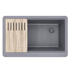 quartz composite single bowl farmhouse