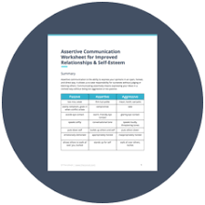 A collection of english esl worksheets for home learning, online practice, distance learning and english classes to teach about communication, communication. Free Self Esteem Worksheets Exercises Theranest