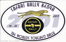 The 2021 safari classic runs from november 1st to 9th www.eastafricansafarirally.com. Safari Rally Logo 1980 2002 Rally Safari Logo Sticker