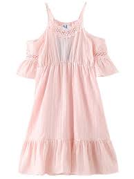 Happy Rose Flower Girls Dress Beach Cotton Pink 12 Made Of High Quality Cotton And Linen With E Girls Fashion Clothes Cute Girl Dresses Summer Fashion Dresses