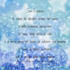 La notte di san lorenzo è ritenuta la più romantica di tutto l'anno, l'occasione in cui si attendono le stelle cadenti per esprimere il proprio desiderio. Pin Su Fun Quotes