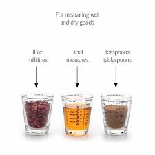 How many milliliters in a cup? Kitchen Craft Glass Mini Measuring Cup Ml Teaspoon Shots Fl Oz Ebay