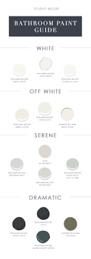 Bathroom paint colors 2020 benjamin moore. Bathroom Paint Guide Studio Mcgee