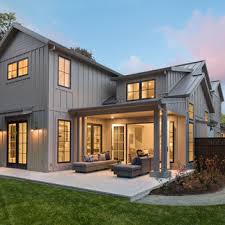 Vertical siding can also be used to add flair to the lower portion of a home or to highlight architectural points such as the gables. Board And Batten Siding Ideas Houzz