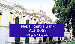 Nepal Rastra Bank Act 2058 In Nepali English Summary