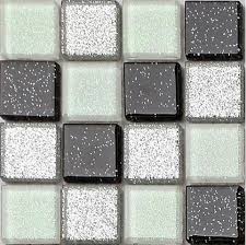 Can you make your own mosaic with daltile? Black Silver Mosaic Kitchen Tiles Glitter Bathroom Tiles Grand Taps