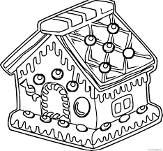 Leftover dough scraps can be used to make miniature gingerbread people to decorate your house or christmas tree. Gingerbread House Of Bread Coloring Pages Printable