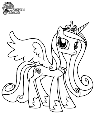 My Little Pony Coloring Pages Princess Cadence Coloring Pages Allow Kids To Accompany My Little Pony Coloring My Little Pony Drawing My Little Pony Princess