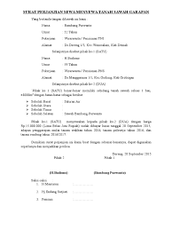 Contoh Surat Gadai Tanah Kalo di surat kontrak kerja tidak mencantumkan tgl mulai pelaksanaan kerja. contoh surat gadai tanah