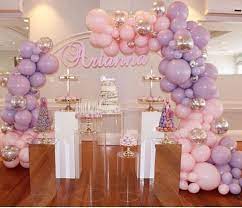 Blush Pink Lavender Purple And Gold Baby Shower Purple Girl Baby Shower Decorations Lavender Baby Showers
