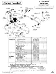 We have all of the jacuzzi® filters, headrests, circuit boards, pumps, sesnors, pillows, and care products you will ever need. American Standard Ellisse Oval Whirlpool 2709 018 Parts List Pdf Download Manualslib