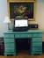 Blue Chalk Paint Desk