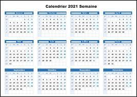 Annuel, scolaire, semestriel, mensuel nos calendriers 2021 sont disponibles en téléchargement gratuit en pdf ou jpg. Gratuit Calendrier 2021 Semaine Imprimable Pdf Word Excel The Imprimer Calendrier