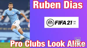 Rúben santos gato alves dias. Ruben Dias Fifa 21 Pro Clubs Look Alike Youtube