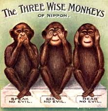 Image result for IMAGE THREE WISE MONKEYS.