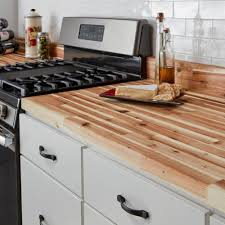 Hampton Bay Unfinished Acacia 4 Ft L X 26 In D X 1 5 In T Butcher Block Countertop Ac2550 The Home Depot Butcher Block Countertops Kitchen Butcher Block Countertops Wood Countertops