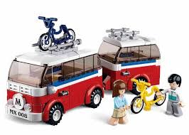 小魯班積木 城市系列 m38 b0566 露營車 324pcs 2公仔 露天拍賣 kids toys building for kids educational toys for kids