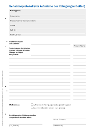 20 beste schadensmeldung vorlage word diese können. Schadensprotokoll Vor Aufnahme Der Reinigungsarbeiten Formulare Gebaudereiniger Formulare Produkte Holzmann Medienshop