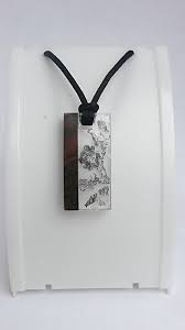 Collier Pendentif Rectangulaire En Resine Et Pate Polymere Effet Bois De La Boutique Adcreabijoux Sur Etsy Collier Pendentif Pendentif Collier