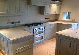 This gorgeous gray stone is a nice fit for white cabinets. Kashmir White Granite