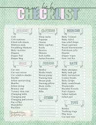 Free Printable New Baby Checklist Baby Checklist New Baby Checklist New Baby Products