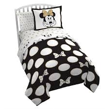 Black And White Comforter Set Twin Minnie Mouse Gold Polka Dot Comforter Set Twin Minnie Mouse Bedroom Minnie Mouse Bedding Toddler And Baby Room