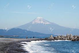 Tatadohama beach, shirahama beach + yumigahama beach. Stunning View Of Fuji Mountain From Miho No Matsubara Beach Shizuoka Japan Stock Photo Picture And Royalty Free Image Image 83348691