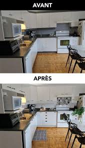 10 Facons De Transformer Ses Armoires De Cuisine Sans Les Remplacer Interior Design Kitchen Kitchen Design Kitchen Cabinets