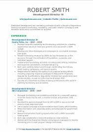 Customize the structure and organization of this ad by filling it in it with your specific job duties and requirements, and turn those candidates into applicants. Development Director Resume Samples Qwikresume