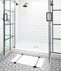 Black And White Cement Tile Bathroom Floor Cement Tile The 13 Different Types Of Bathroom Floor Tiles Pros And Cons Shower Doors Amazing Bathrooms Bathrooms Remodel