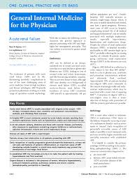 Acute renal failure after heart transplantation and cyclosporine therapy. Pdf Acute Renal Failure