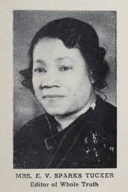Elia V. Sparks' leadership was formidable in her capacity as Editor under  Bishop Mason. She was the Church Mother of Lane Ave COGIC in Memphis,  Tennessee and long time Editor of the