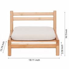 Handcrafted Bamboo Meditation Chair W Cushion Bamboo Chair Meditation Chair Furniture